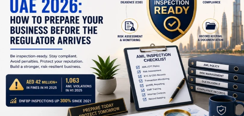 AML inspection UAE 2026