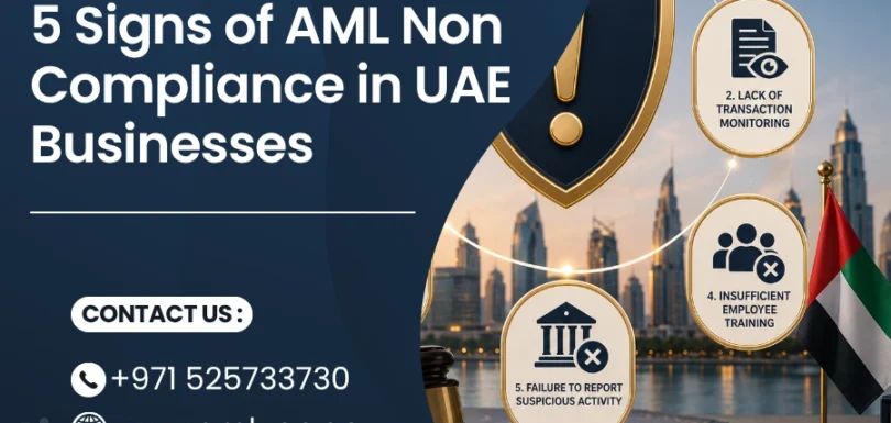 signs of AML non-compliance in UAE businesses