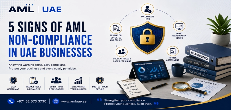 signs of AML non-compliance in UAE businesses