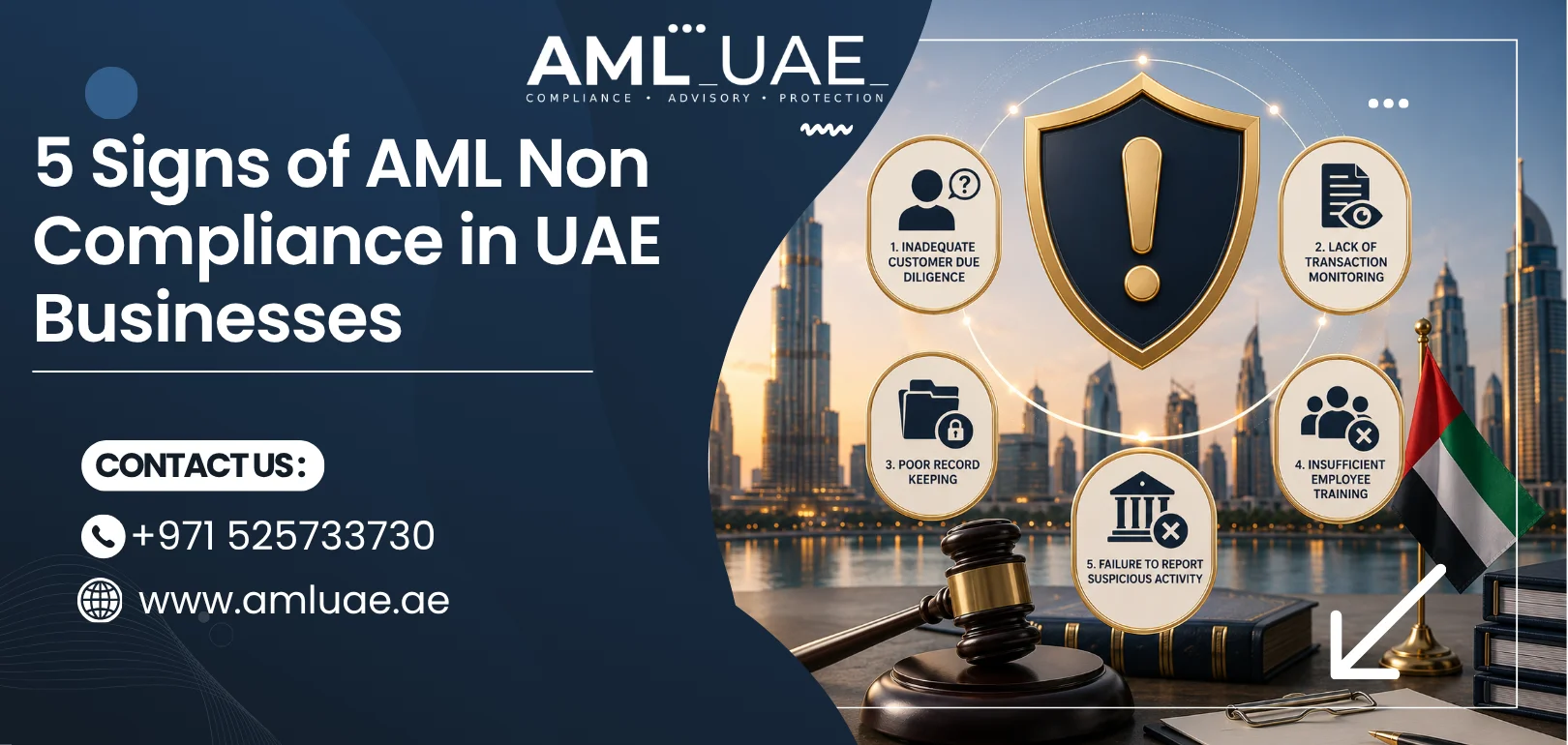 signs of AML non-compliance in UAE businesses