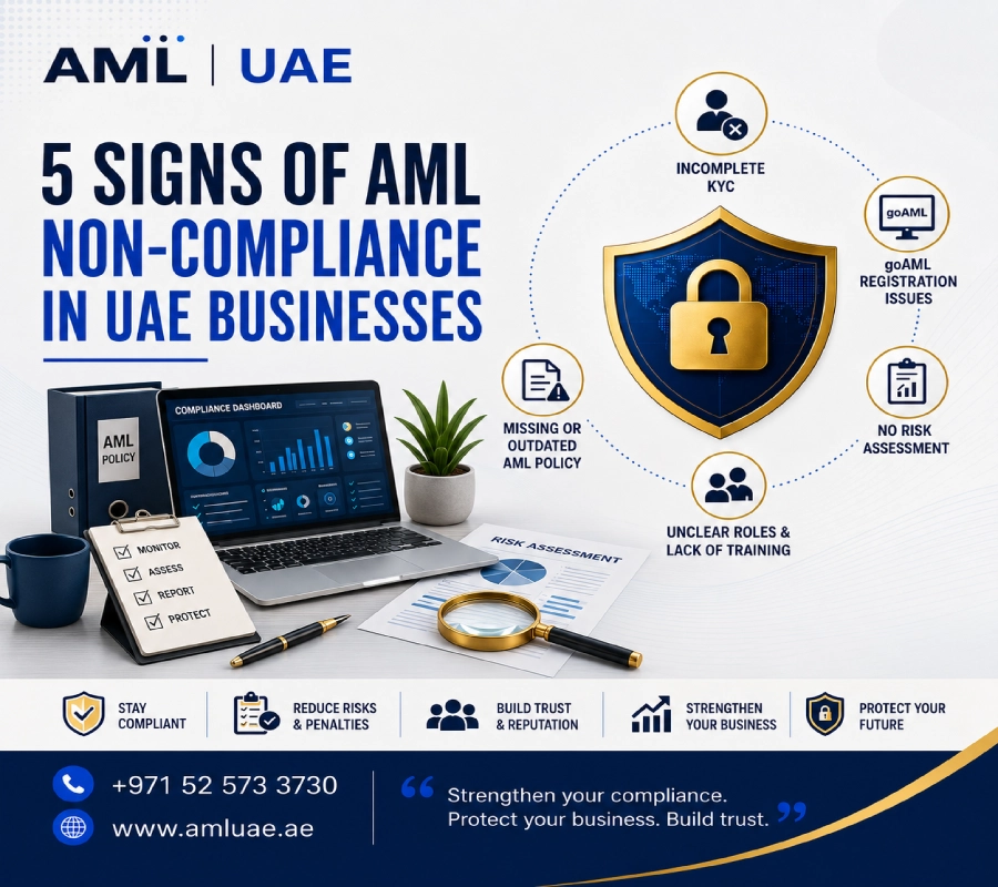 signs of AML non-compliance in UAE businesses
